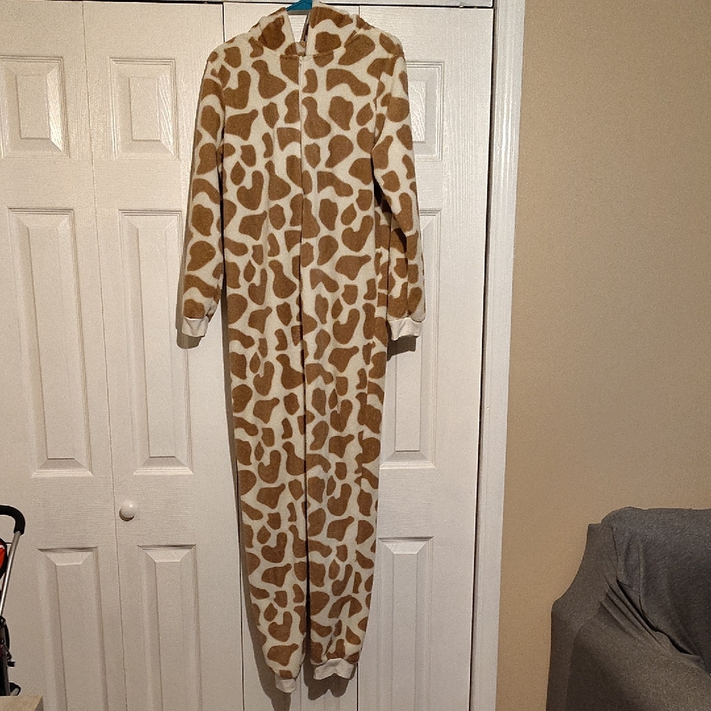 Giraffe Print Onesie Pajamas